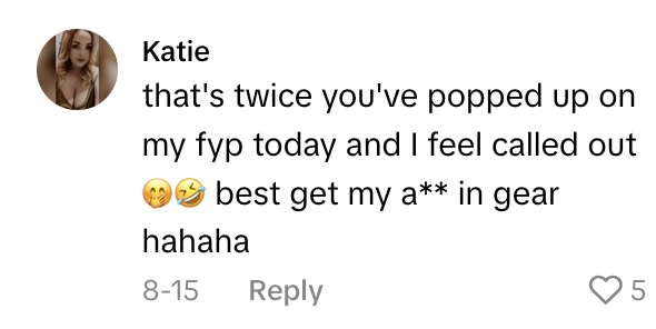 TikTok comment